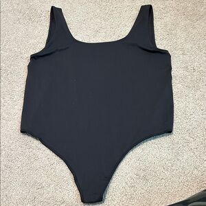 SKIMS Black Sleeveless Bodysuit